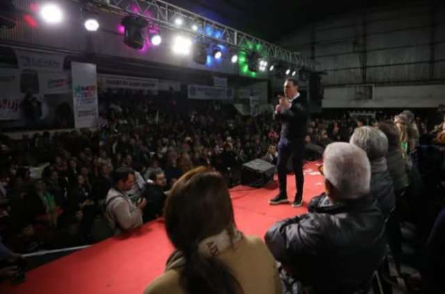 El gobernador Valdés, llamó a la unidad y al desarrollo provincial en un acto masivo